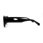 Avant Garde Hole Punch Cut Out Rectangle Sunglasses