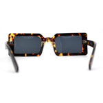 90s Square Rectangle Vintage Hippie Sunglasses