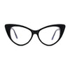 Classic Gothic True Cat Eye Frame Blue Light Filtering Computer Glasses