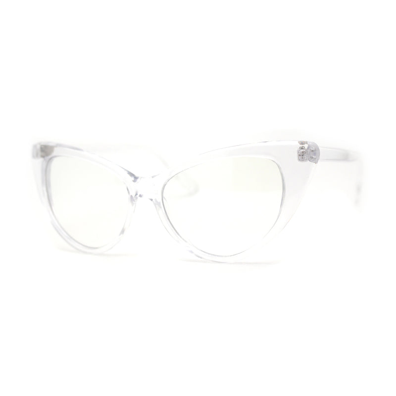 Classic Gothic True Cat Eye Frame Blue Light Filtering Computer Glasses