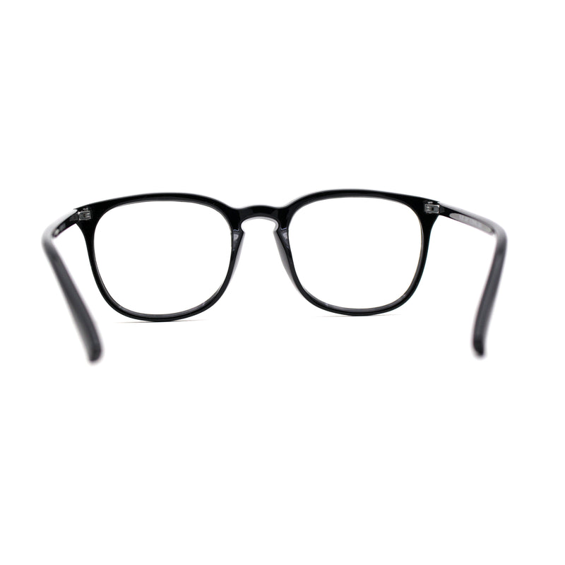 Hipster Rectangle Plastic Keyhole Blue Light Filtering Computer Glasses