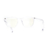 Hipster Rectangle Plastic Keyhole Blue Light Filtering Computer Glasses