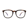 Hipster Rectangle Plastic Keyhole Blue Light Filtering Computer Glasses