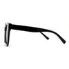 Womens Thick Horn Rim Large Boyfriend Sunglasses