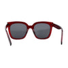 Womens Thick Horn Rim Large Boyfriend Sunglasses