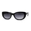 Womens Mod Oval Clout Style Plastic Sunglasses