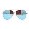 Iconic Officer Cop Sunglasses with Spectrum Color Mirror Lenses