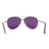 Iconic Officer Cop Sunglasses with Spectrum Color Mirror Lenses