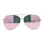 Iconic Officer Cop Sunglasses with Spectrum Color Mirror Lenses