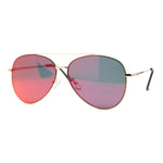 Iconic Officer Cop Sunglasses with Spectrum Color Mirror Lenses