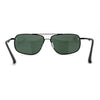 Airforce Mens Narrow Rimless Exposed Lens Officers Sunglasses