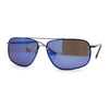 Airforce Mens Narrow Rimless Exposed Lens Officers Sunglasses