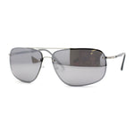 Airforce Mens Narrow Rimless Exposed Lens Officers Sunglasses