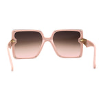 Womens Jewel Stud Rectangle Butterfly Designer Shade Sunglasses