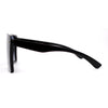 Womens Square Flat Top Racer Exposed Lens Boyfriend Sunglasses