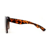 Womens Square Flat Top Racer Exposed Lens Boyfriend Sunglasses