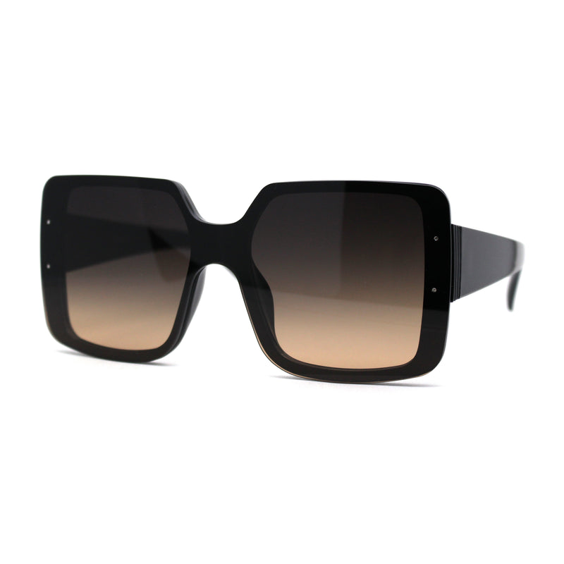 Womens Mod Rectangle Plastic Fashion Sunglasses