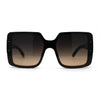 Womens Mod Rectangle Plastic Fashion Sunglasses