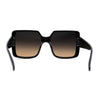 Womens Mod Rectangle Plastic Fashion Sunglasses