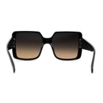 Womens Mod Rectangle Plastic Fashion Sunglasses