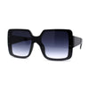 Womens Mod Rectangle Plastic Fashion Sunglasses