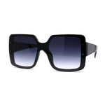 Womens Mod Rectangle Plastic Fashion Sunglasses