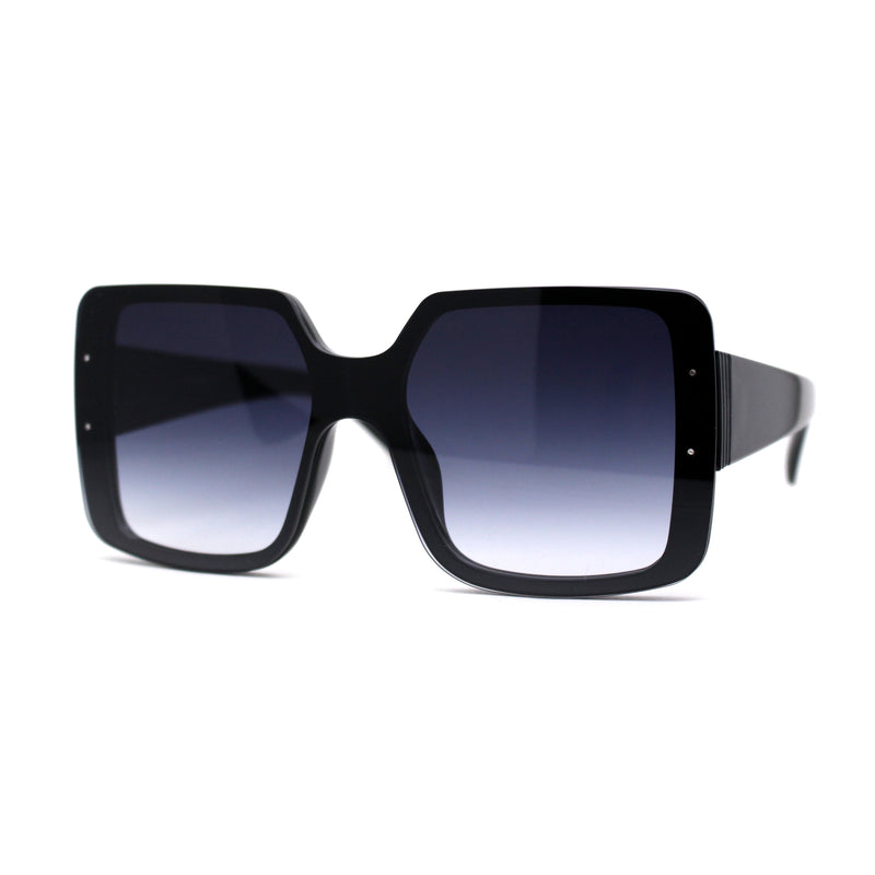 Womens Mod Rectangle Plastic Fashion Sunglasses