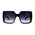Womens Mod Rectangle Plastic Fashion Sunglasses