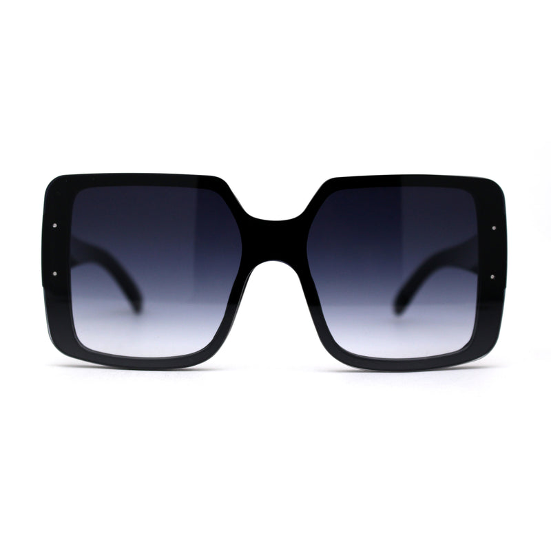 Womens Mod Rectangle Plastic Fashion Sunglasses