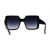 Womens Mod Rectangle Plastic Fashion Sunglasses