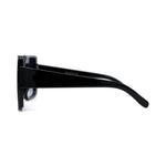 Womens Mod Rectangle Plastic Fashion Sunglasses