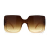 Womens Mod Rectangle Plastic Fashion Sunglasses