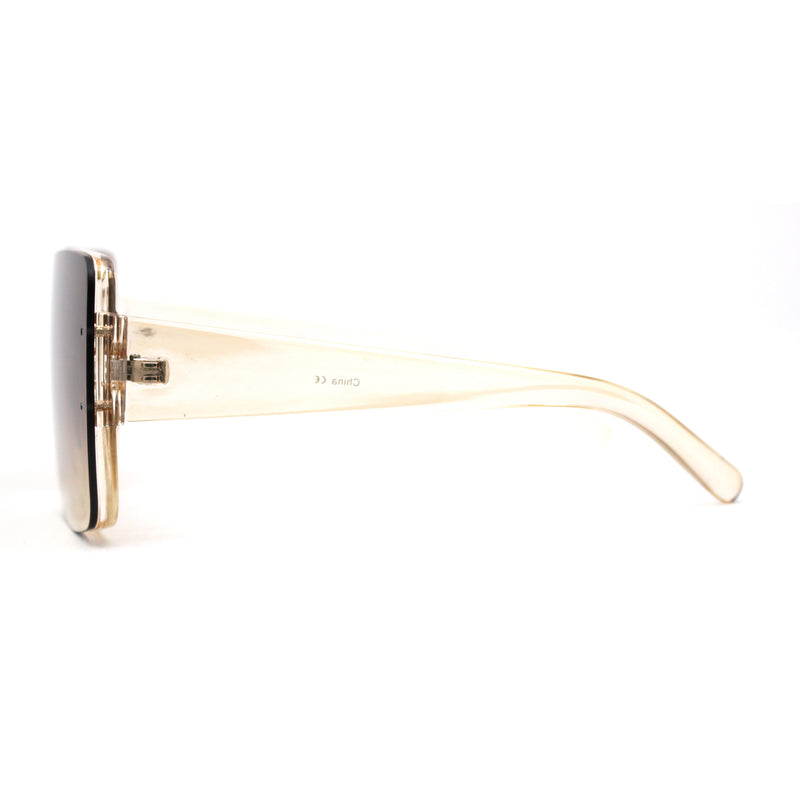 Womens Mod Rectangle Plastic Fashion Sunglasses