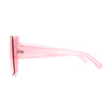 Womens Mod Rectangle Plastic Fashion Sunglasses