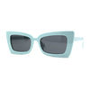 Womens Mod Square Sharp Cat Eye Plastic Sunglasses