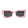 Womens Mod Square Sharp Cat Eye Plastic Sunglasses