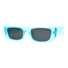 Neon Pop Color Mod Square Rectangle Retro Sunglasses