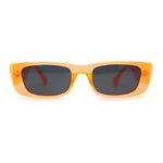 Neon Pop Color Mod Square Rectangle Retro Sunglasses