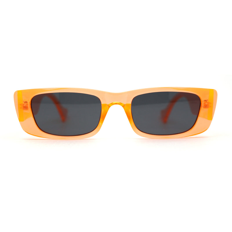 Neon Pop Color Mod Square Rectangle Retro Sunglasses