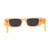 Neon Pop Color Mod Square Rectangle Retro Sunglasses