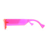 Neon Pop Color Mod Square Rectangle Retro Sunglasses