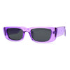 Neon Pop Color Mod Square Rectangle Retro Sunglasses