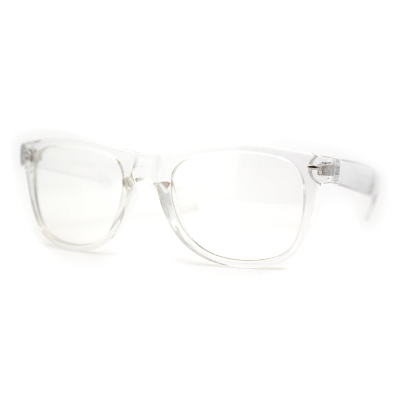 Classic Clear Frame Hipster Nerdy Horn Rim Fashion Eyeglasses