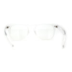 Classic Clear Frame Hipster Nerdy Horn Rim Fashion Eyeglasses