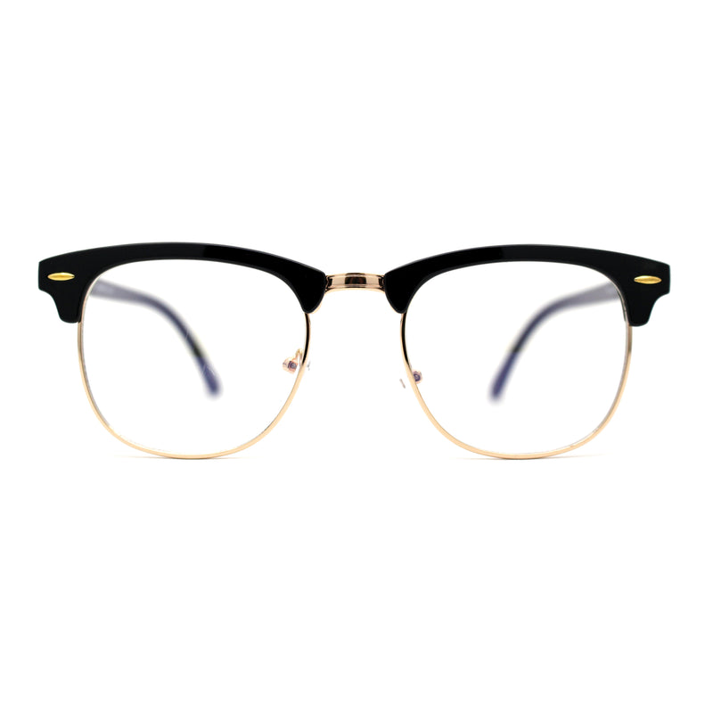 Iconic Brownline Half Rim Blue Light Blocking Computer Glasses