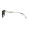 Hipster Round Horn Rim Inset Lens Thin Plastic Sunglasses