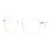 Womens Large Granny Ironic Plastic Blue Light Filter Computer Glasses