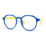 Kid Girls Flexible Rubber Geometric Keyhole Blue Light Filter Computer Glasses