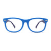 Boys Crushproof Flexible Rubber Horn Rim Blue Light Filter Computer Glasses