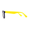 Boys Crushproof Flexible Rubber Horn Rim Blue Light Filter Computer Glasses